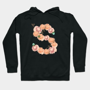 Letter S Floral Hoodie